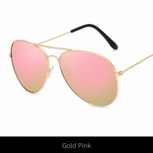 Pink/gold gradient sunglasses